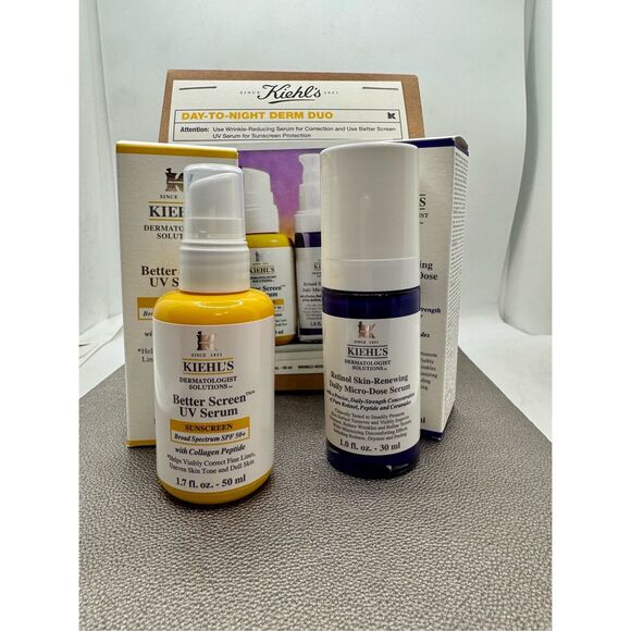 Kiehl’s Day-To-Night Derm Duo Gift Set - Picture 1 of 11